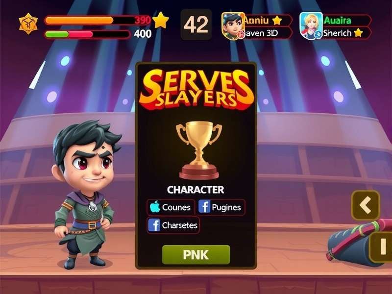 Serve Slayers Battle Arena gameplay screenshot